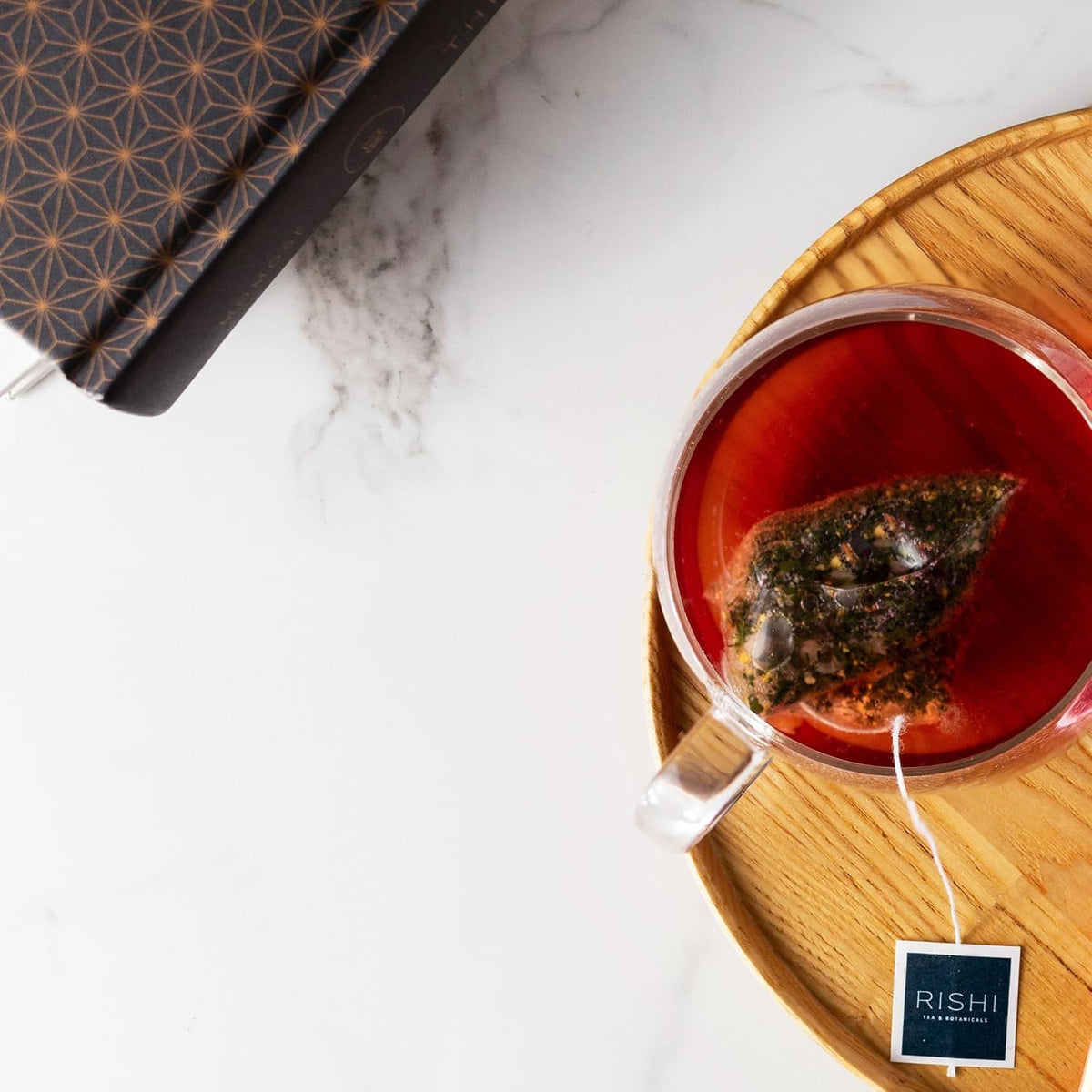 Rishi Tea Tangerine Hibiscus Organic Herbal Tea Bags, Caffeine Free