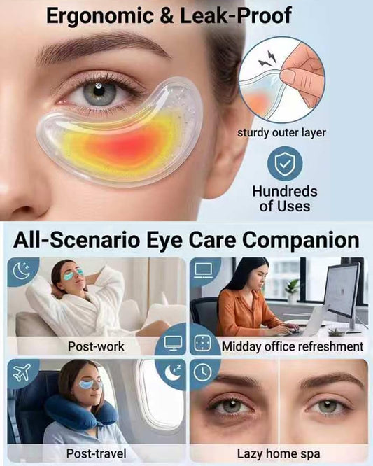 8pcs Under Eye Cooling Pads,Reusable Eye Ice Pack Gel Patches for Puffy Eye