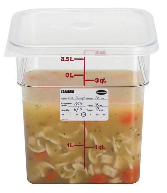 Food Rotation Dissolvable Labels, 3 in. Bulk Pack, 6000/PK