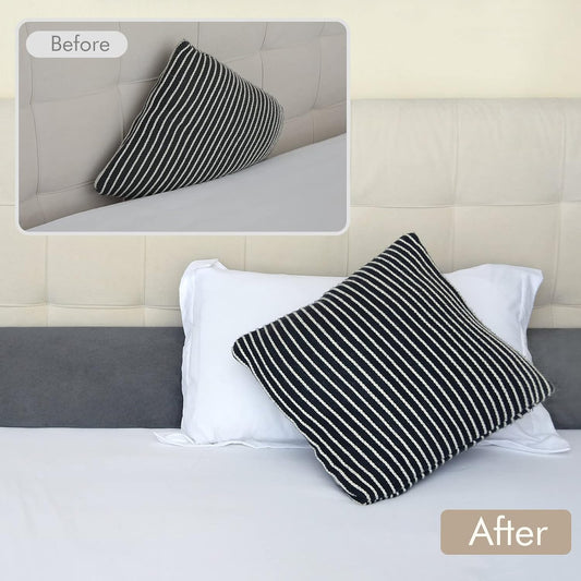 Vekkia Full Bed Wedge Pillow for Headboard Gap Filler(0-5")