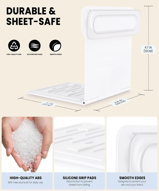Bed Sheet Holders for Corners - Adjustable Mattress Sheet Straps & Fitted Sheet Clips, Professional Bed Sheet Grippers & Fasteners to Keep Sheets in Place, Secure Sheet Lock