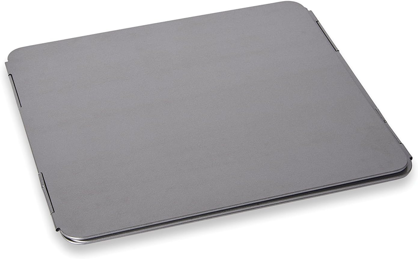 Fox Run Splatter Shield, 3 Sided Frying Splatter Guard For Stove Top | Keep Stoves & Counters Clean | 3 Panel Oil Splatter Guard | Non-Stick Splash Guard For Easy Clean Up | Home Frying Essential