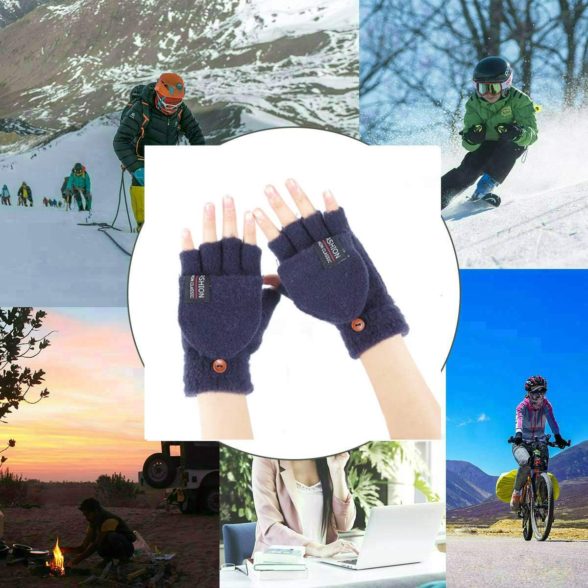 Vtelor womens Heated Gloves