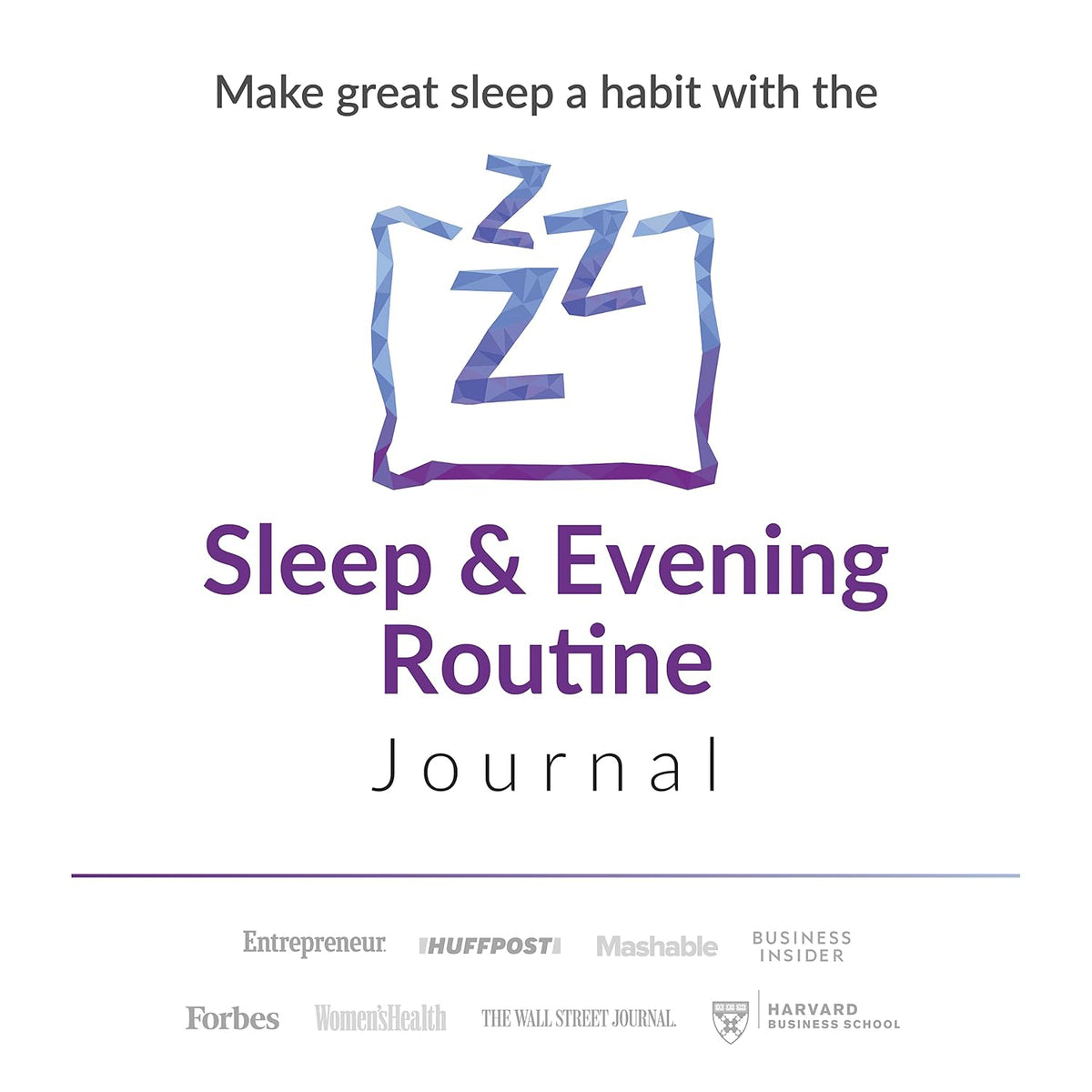 Habit Nest Sleep & Evening Routine Sidekick Journal A journal that coaches you through maximizing sleep quality & building a nightly routine that improves your quality of life.