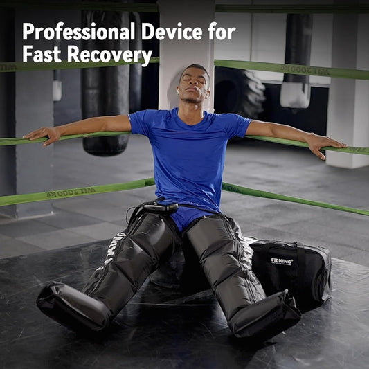 FIT KING Air Compression Recovery System, Full Leg Massager Boots (Medium) | Sequential Compression Device for Fast Recovery, Enhance Performance for Athletes, FSA-HSA