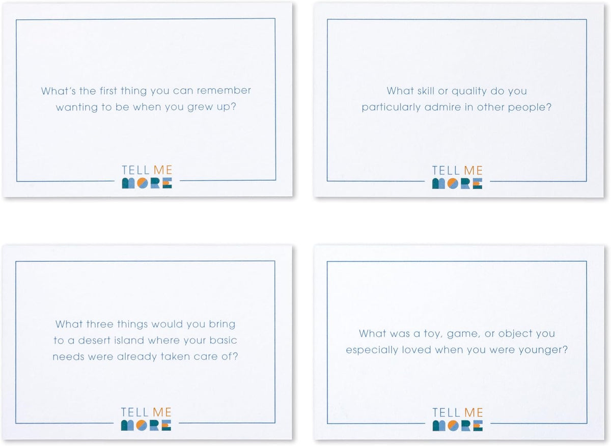 Tell Me More: A Conversation Starter Game of Questions to Deepen Connection