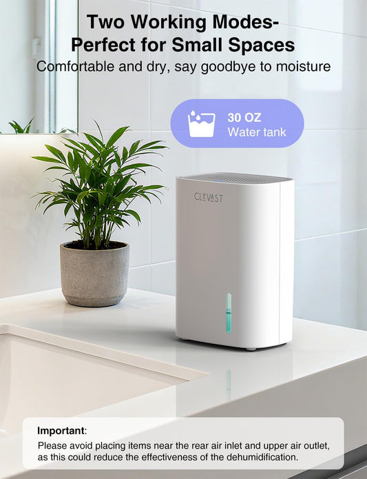 Small Dehumidifier for bathroom and bedroom