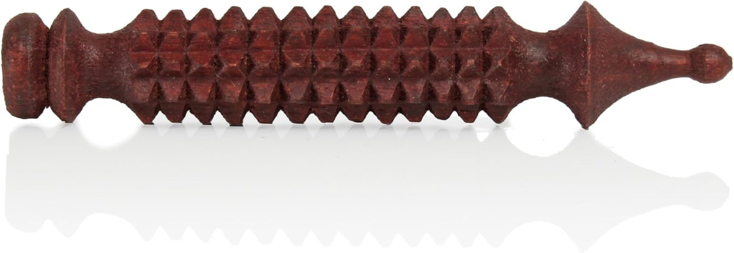 Store Indya Wooden Acupressure Foot and Leg Massage Roller Tool for Stress & Pain Relief