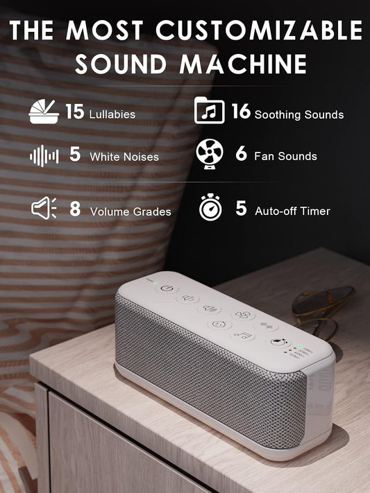 White Noise Machine, Sound Machine for Office Privacy, Sleep and Focus