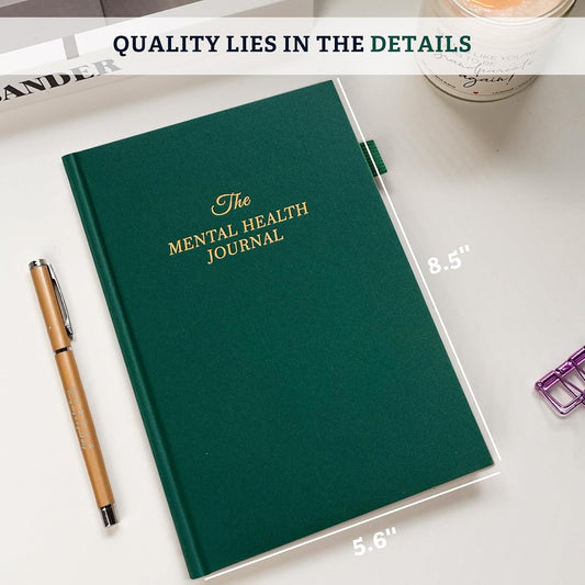 Mental Health Journal for Women and Men, 91 Days Anxiety & Guided Journal