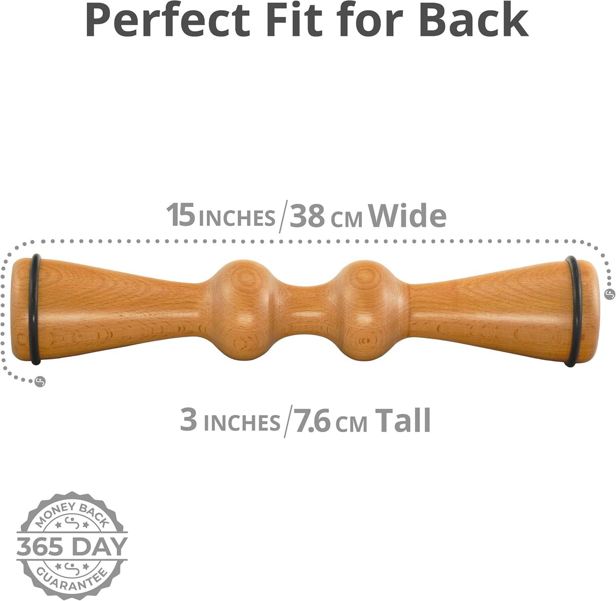 Body Back Wooden Back Roller Back Cracker for Pain Relief & Muscle Recovery