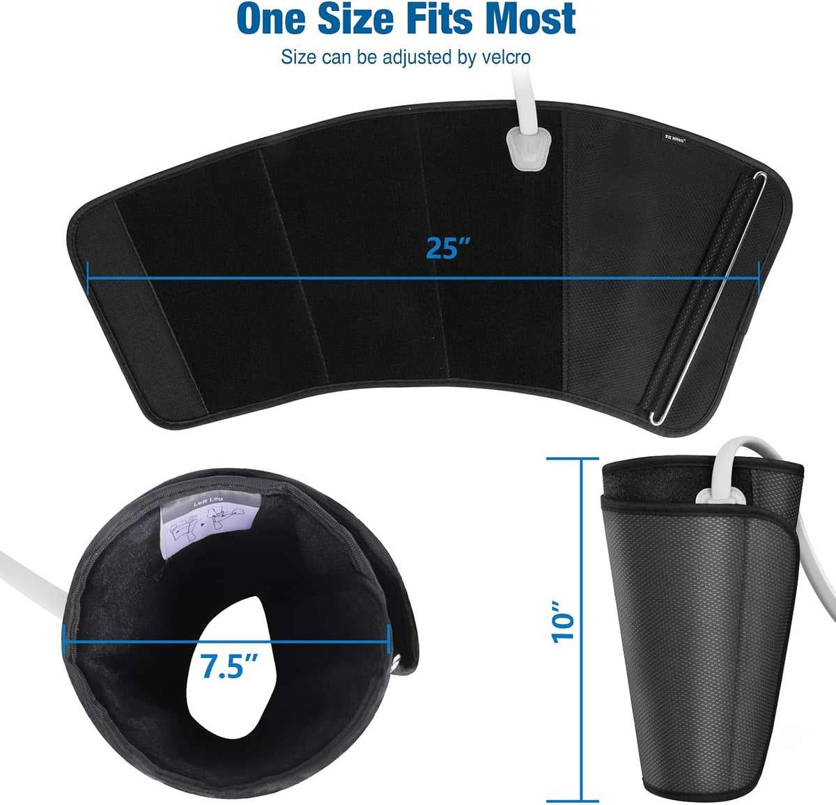 FIT KING Calf Massager, Sequential Air Compression Leg Massager