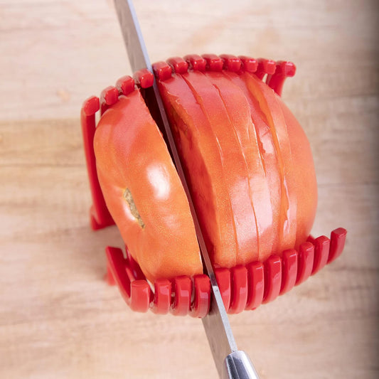 Tomato Slicer Holder Kit Tool Cutting Guide Onion Potato Pepper Prep
