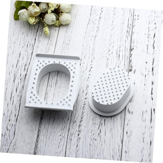 Cabilock 3Pcs Food Slicer Hand Guard Practical Finger Protectors for Vegetable and Fruit Cutting Food Safety Holder Fits Mandoline Graters and Kitchen Slicers Easy-clean Kitchen Utensil