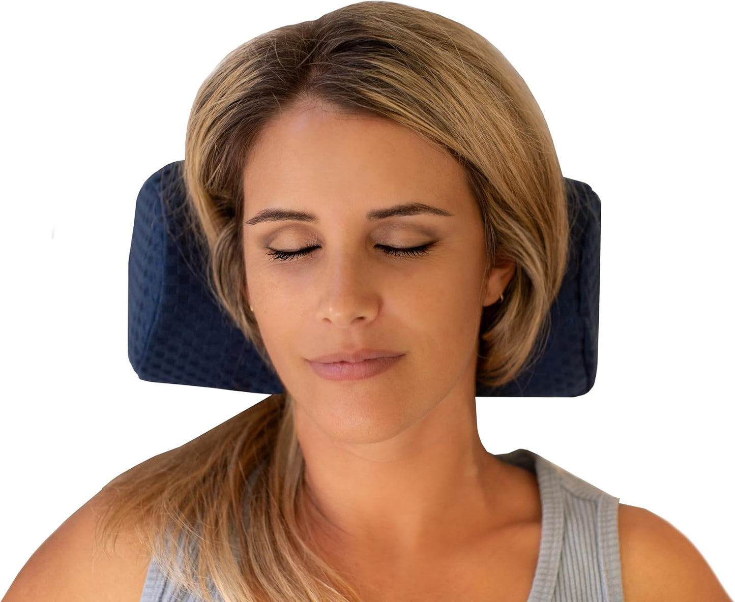 Carex Memory Foam Cervical Neck Pillow, Round - Contoured Design to Support Neck and Shoulders, Relieve Pain and Pressure, Neck Roll Pillow for Sleeping, Memory Foam