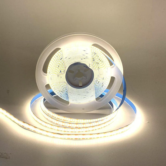 Motion Sensor Strip Light,Battery Operated Cabinet COB Led Strip Lights, Under Cabinet Lighting for Wardrobe,Stair,Pantry,Under Counter,Cupboard,Cabinet,Bed (Natural White, 2M)