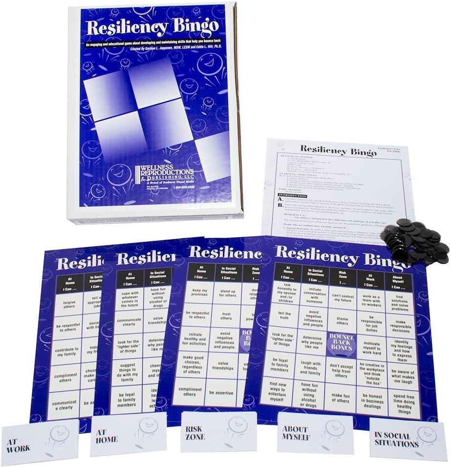 Wellness Reproductions & Publishing Resiliency Bingo! Game for Adults