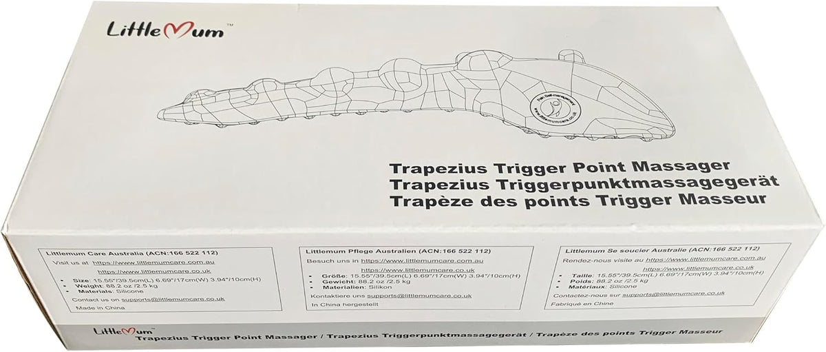 LittleMum Trapezius Trigger Point Massager for Neck, Shoulder & Upper Back