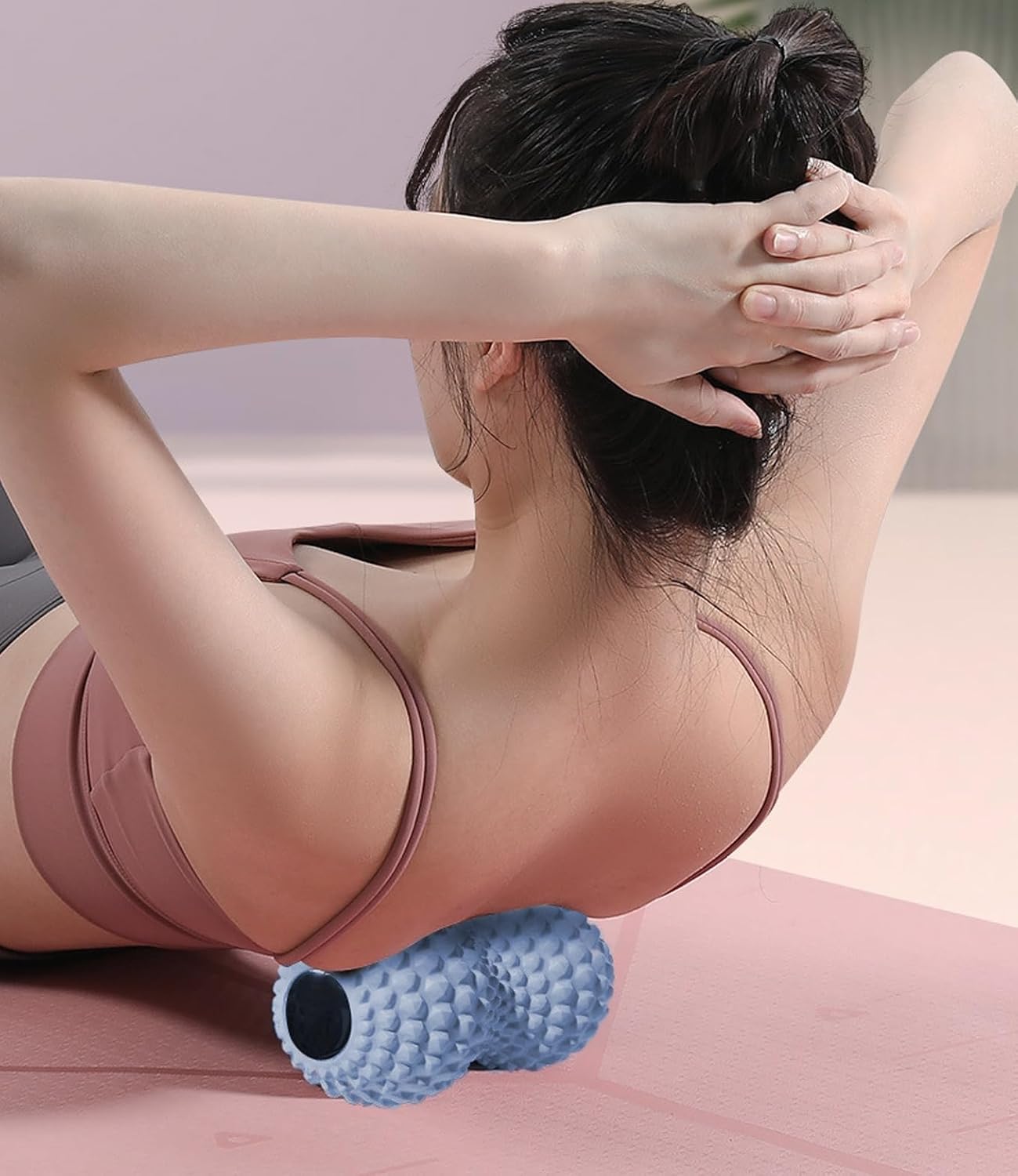 KITWILD Peanut Massage Ball, Double Lacrosse Massage Roller Ball, Black | Deep Tissue Muscle Massage, Physical Therapy, Myofascial Release, Muscle Knots, Yoga Therapy