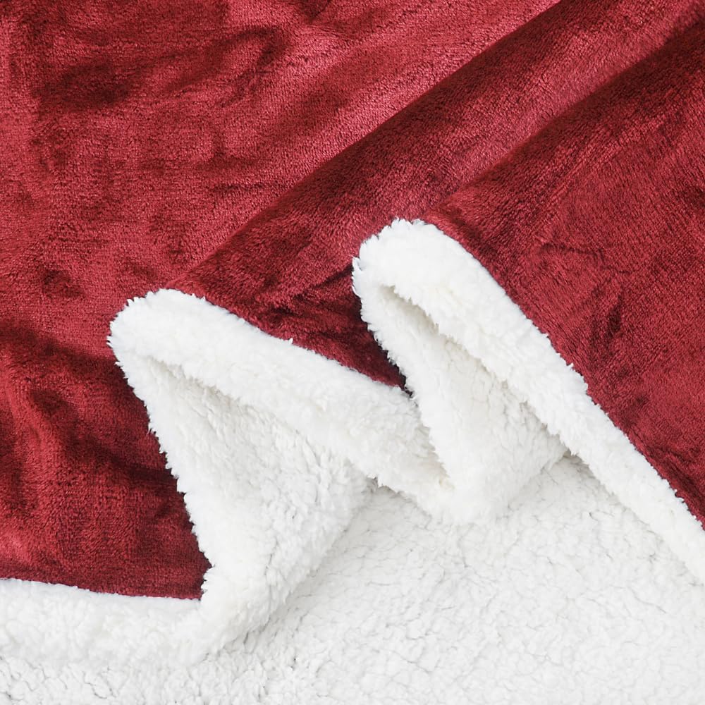 Catalonia Sherpa Wearable Blanket with Sleeves Arms