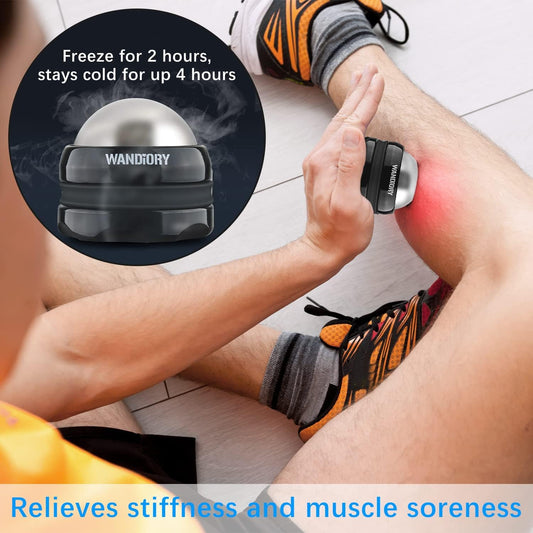 Mountable Massage Ball 3-in-1 Muscle Recovery Massager for Pain Relief | Myofascial Release,Deep Tissue Trigger Point Therapy,Wall Mounted,Home/Gym,Three Different Balls,Hot/Cold Therapy,Replace