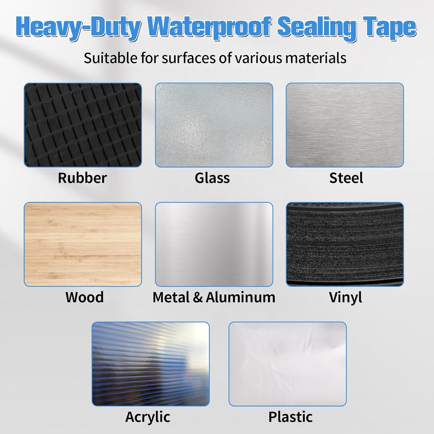 Waterproof Tape, Clear Thick Flexible Rubberized, Strong Adhesive Underwater Seal, Weather Resistant Leak Repair Tape - 3.94 in x 9.8 ft (1 Pack) for Indoor Outdoor Home RV Roof Plumbing Pool