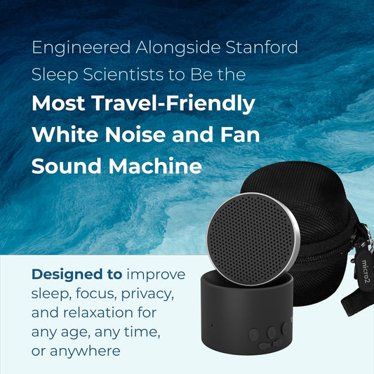 Adaptive Sound Technologies LectroFan Micro2 Sound Machine, Black