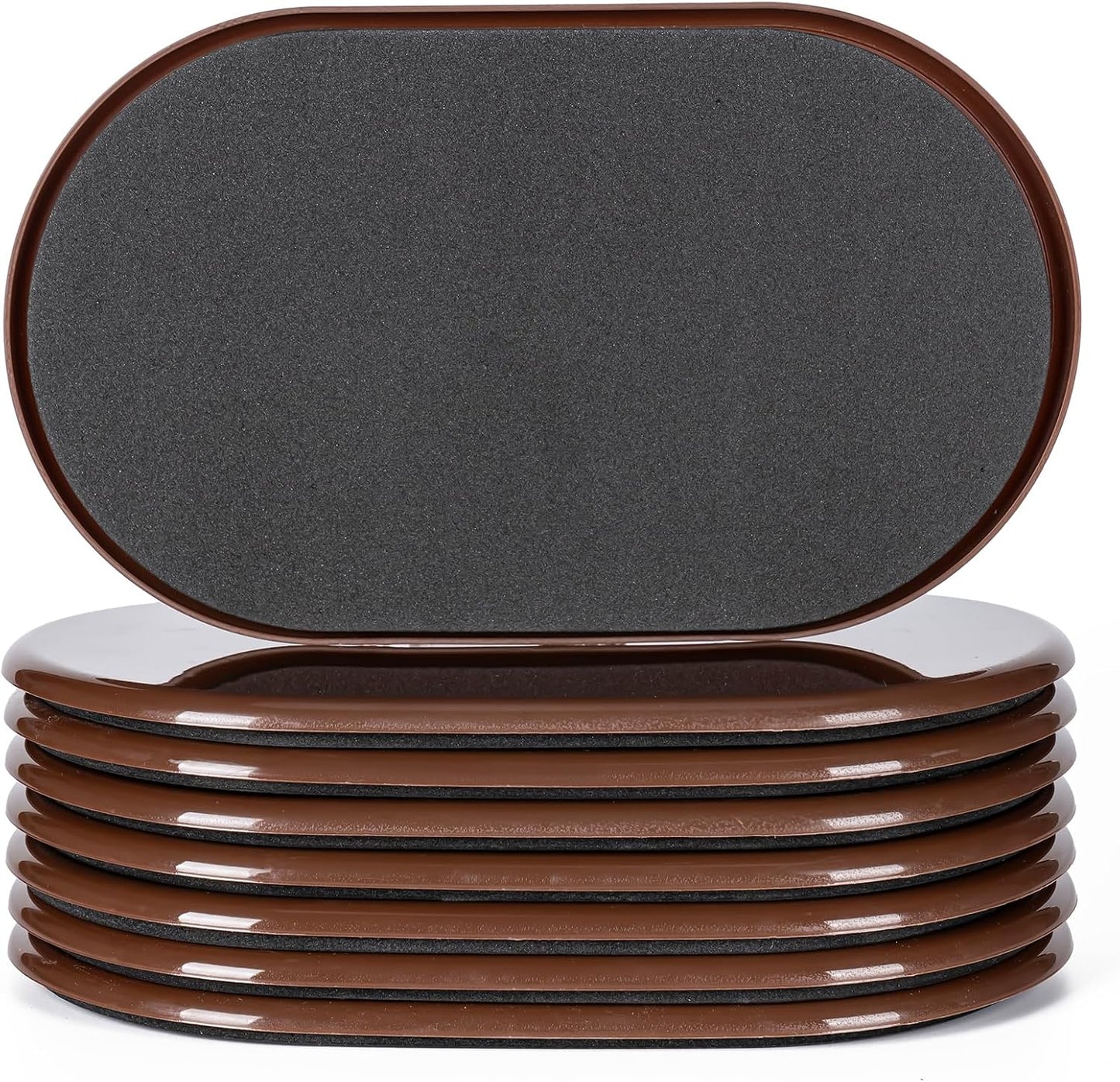 Furniture Sliders, 8 Pcs 3 1/2'' Furniture Sliders Pads for Hardwood Floors, Chair Legs Floors Protectors, Reusable Round Glides Glider, Heavy Duty Furniture Movers Sliders | Chair Legs Floors Protectors, Reusable Round Glides Glider, Heavy Duty