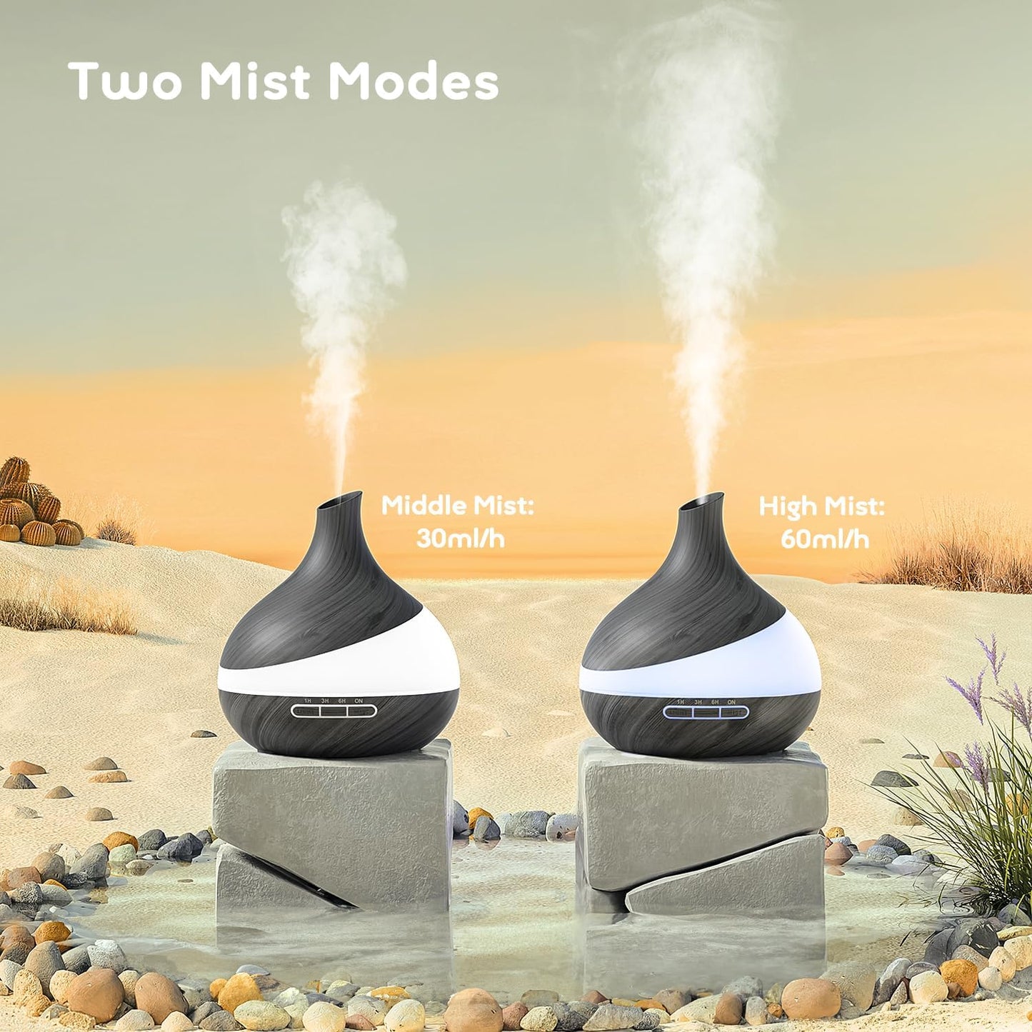 𝟒𝟖%𝐨𝐟𝐟 HJTHJT Essential Oil Diffuser: 500ML Aromatherapy Diffuser with Remote Control for Hotel Spa Yoga Room - Humidifiers for Bedroom with 14 Colors LED Night Light for Kids/Women