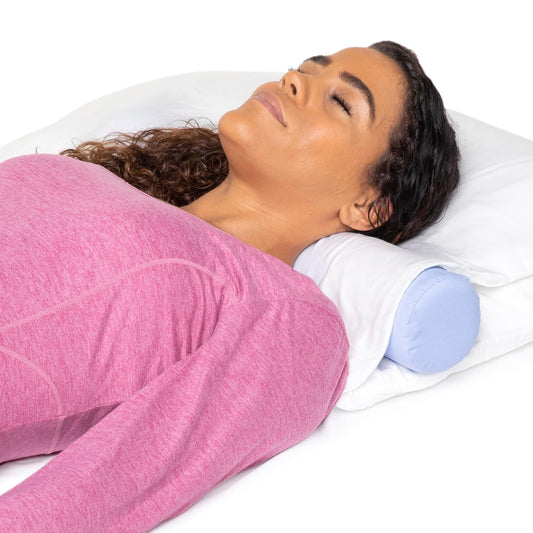 OPTP The Original McKenzie Cervical Roll, 20" Neck Support Pillow for Sleep | Relieve neck and back pain, round pillow for improved sleeping support and cervical pain relief, made in the USA