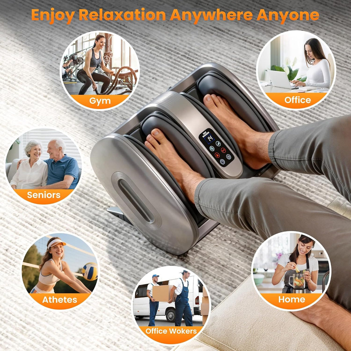 FSA Foot Massager with Heat & Cold, HSA Eligible,Birthday Gifts for Women