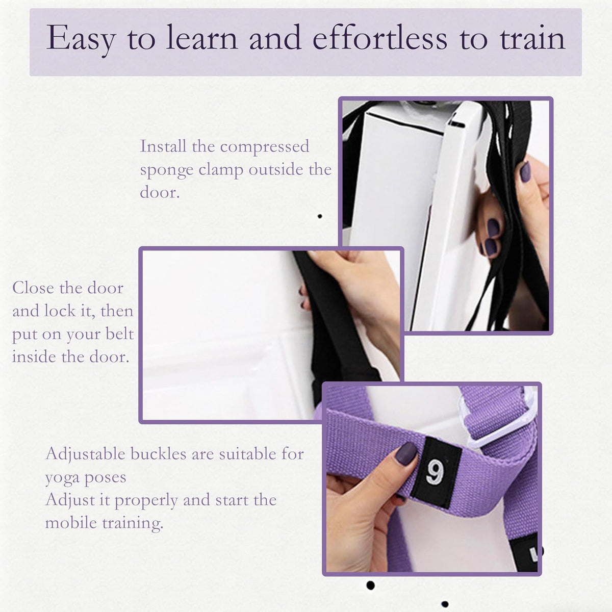 Door Swing Yoga Silk Yoga Strap for Home Aerial Flexibility Training
