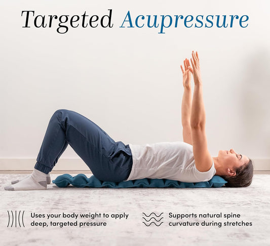 Halo Spine Stretcher for Back Pain Relief, Full Back Decompression, Upper and Lower Back Stretcher, Spine Alignment, and Deep Tissue Acupressure Therapy with 24 Massage Balls