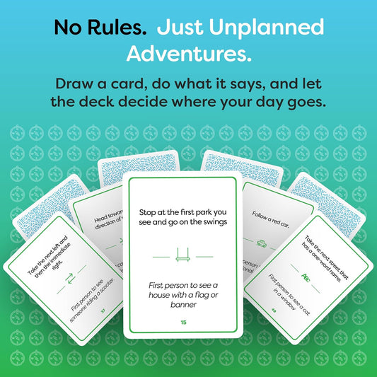 Unplanned Adventures Card Game; Fun Date Night, Road Trip & Family Fun Gift