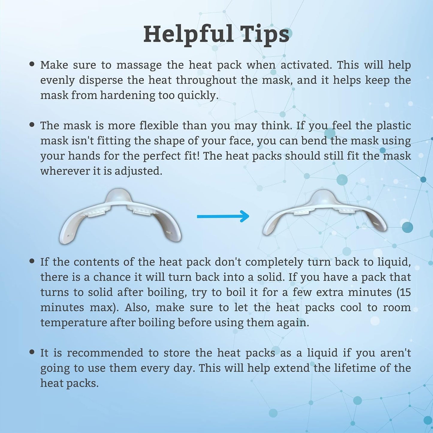 Reusable Open Eye Heated Mask Compress for Dry Eyes and Styes