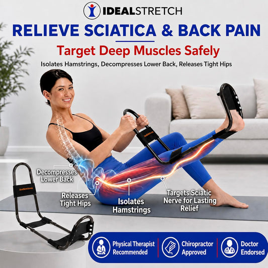 Leg Stretcher Hamstring Stretcher Hip Stretcher Patented | Calf Stretcher, Lower Back Stretcher, Patented Design, Supports Flexibility Training, Hamstring Recovery