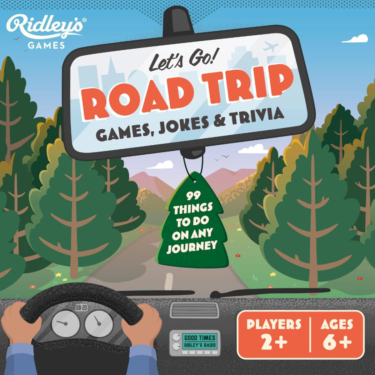Ridley's Games: Let's Go Road Trip - Road Trip Game for Car, Plane, and Train Rides - Includes 99 Different Activities Like Games, Jokes, and Trivia