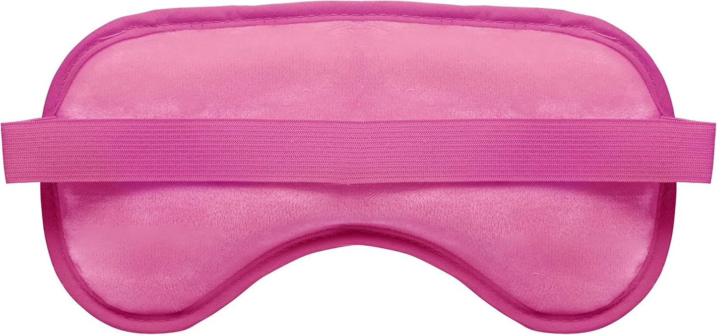 Eye See Plush Gel Eye Mask for Puffy Eyes, Blue - Cold Eye mask to Treat Dark Circles, Sinuses, Dry Eyes, and for Allergy Relief - Microwave Safe for Heat Therapy