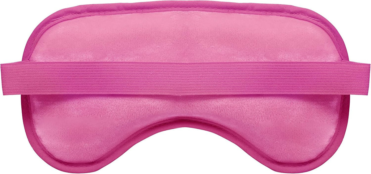 Eye See Plush Gel Eye Mask for Puffy Eyes, Blue - Cold Eye mask to Treat Dark Circles, Sinuses, Dry Eyes, and for Allergy Relief - Microwave Safe for Heat Therapy
