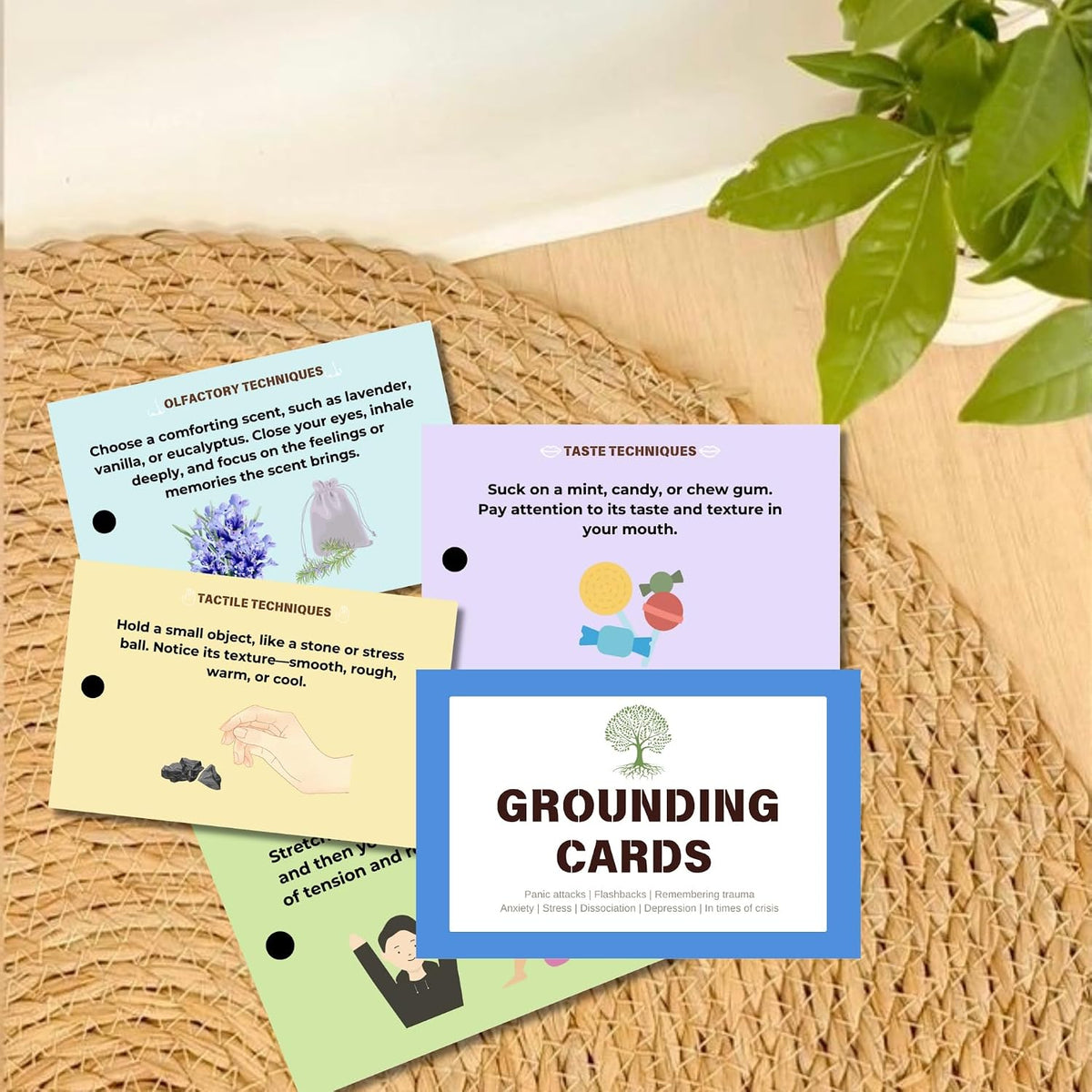 Coping Skills Cards – Mindfulness & Self-Care Deck for Adults & Teens – Emotional Wellness Activities for Focus, Calm & Resilience – Great for Educators, Counselors & Personal Use