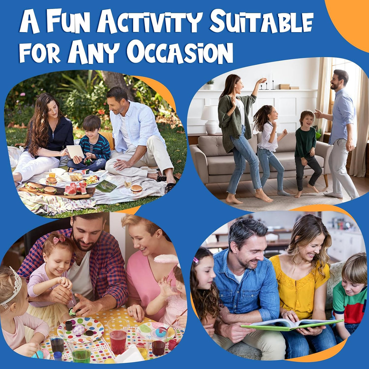 50 Family Scratch Off Adventure Cards for Kids & Adults, Fun Family Activity Game, Indoor & Outdoor Family Bonding Activities, Screen-Free Family Night Ideas, Gift for Ages 4+