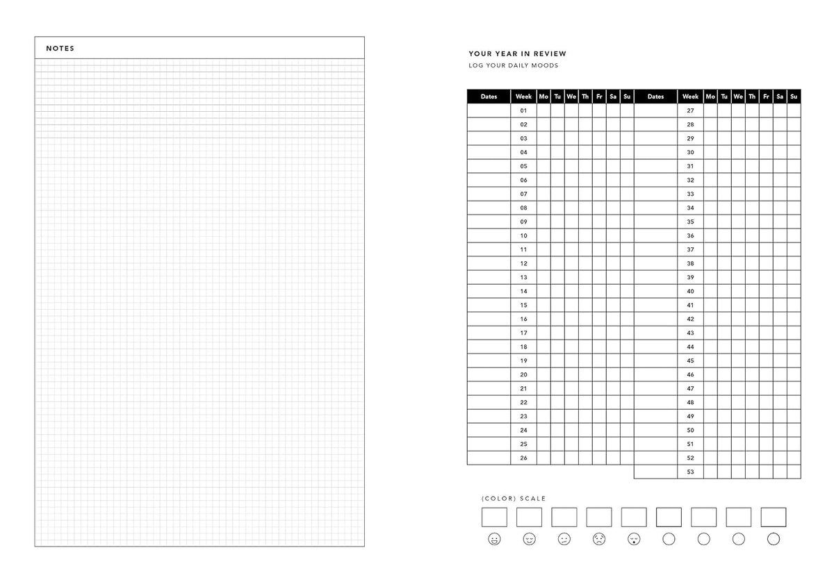 Mood Tracker Journal: Daily Prompts & Charts - A Mental Health and Wellness Journal for Understanding Your Emotional Patterns and Relieving Anxiety (Self Care Journal for Women)