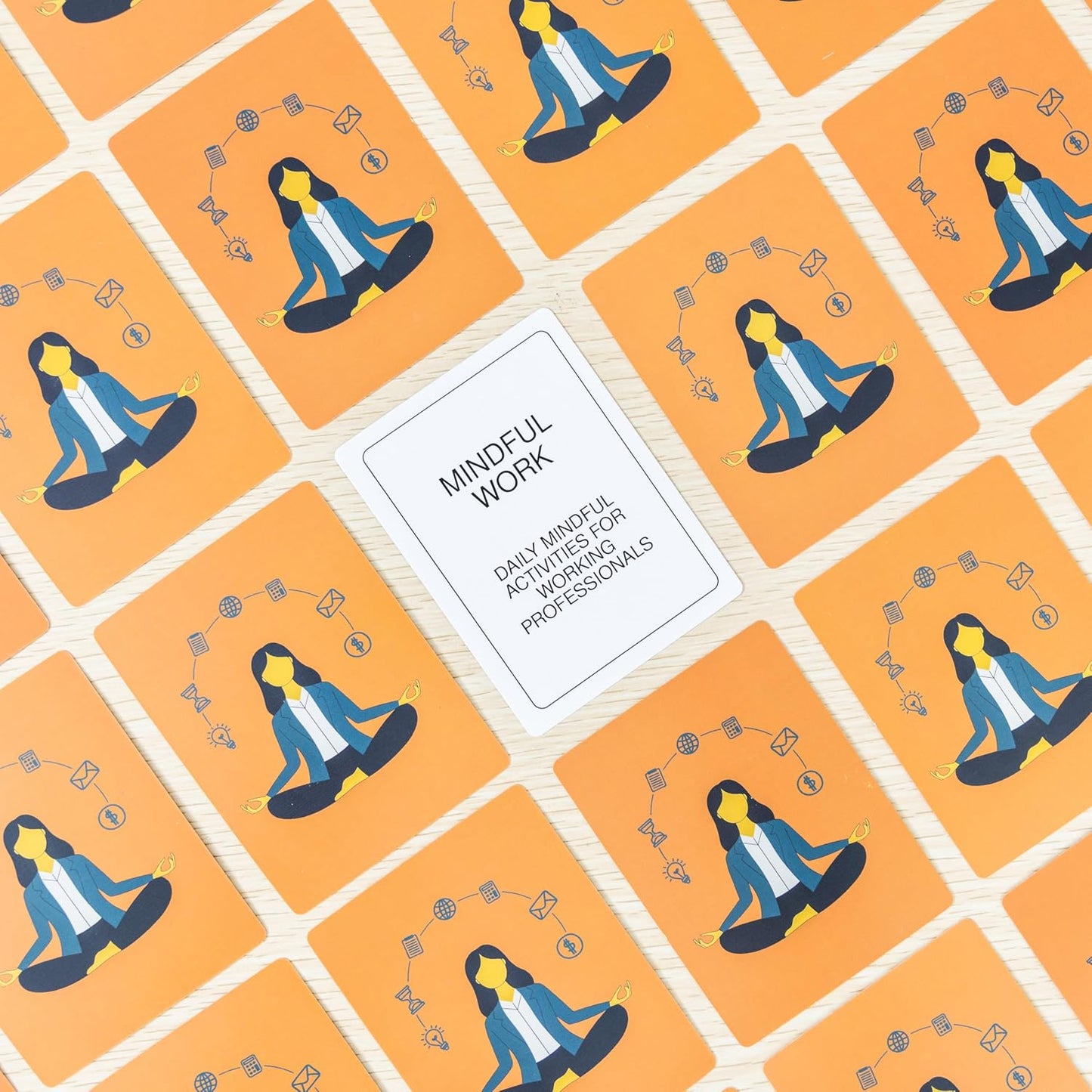 100 Mindful Days - Daily Mindful Activity Cards – Self-Care & Gratitude Prompts for All Ages | Portable Travel Deck for Mental Wellness, Focus & Stress Relief