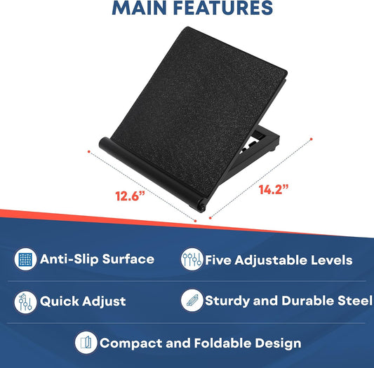 Adjustable Slant Board for Calf Stretching - Calf Stretcher Slant Board | Non-Slip Foot Incline Board - Portable Stretch Board Equipment for Ankle, Achilles Tendon, Knee, Posture Exercise