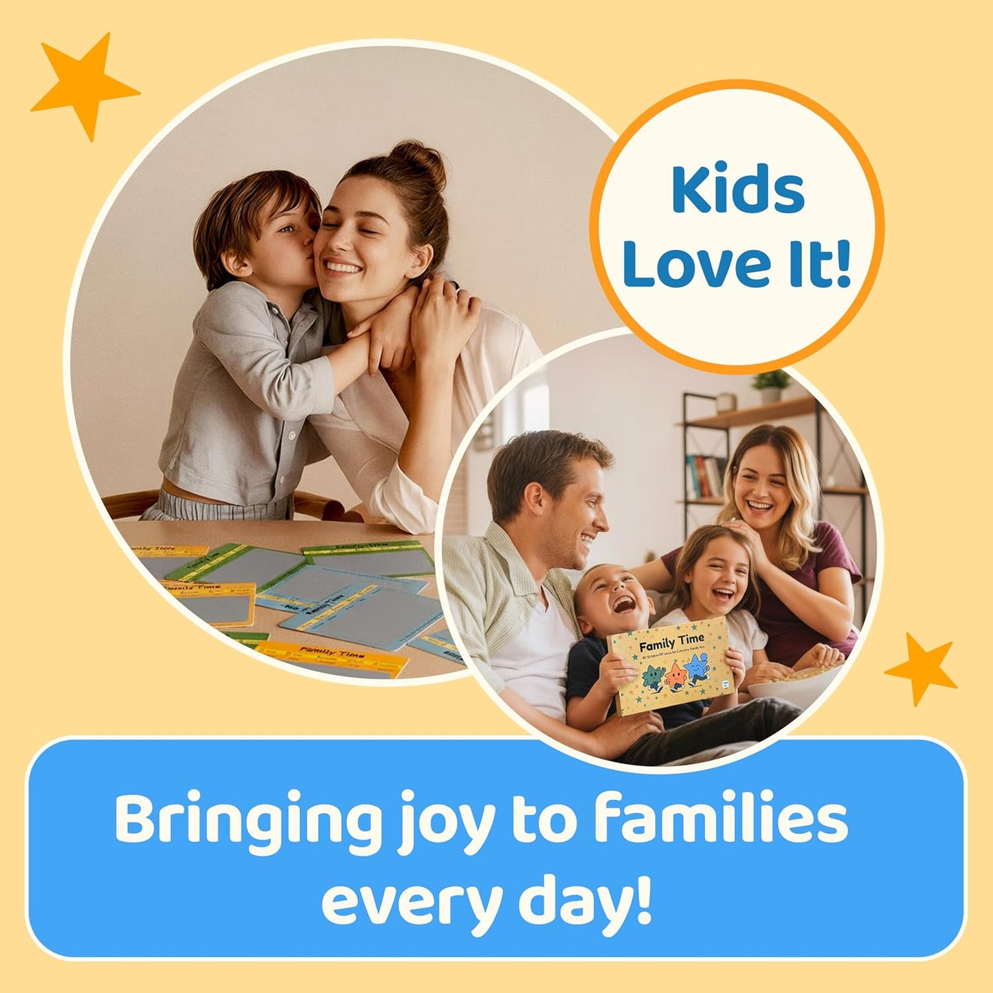Family Time 60 Scratch-Off Activity Cards with Day & Night Markers – Fun Family Games for Kids & Parents – Screen-Free Adventure Ideas & Unique Gift for Christmas,Birthday,Stocking Stuffers & Holidays