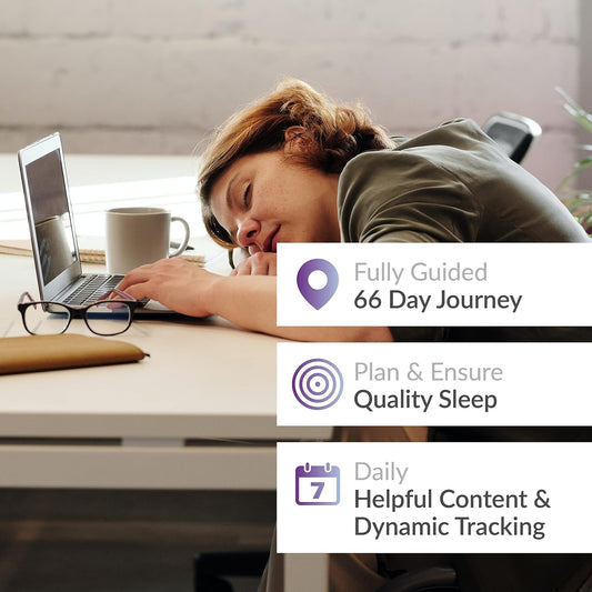 Habit Nest Sleep & Evening Routine Sidekick Journal A journal that coaches you through maximizing sleep quality & building a nightly routine that improves your quality of life.