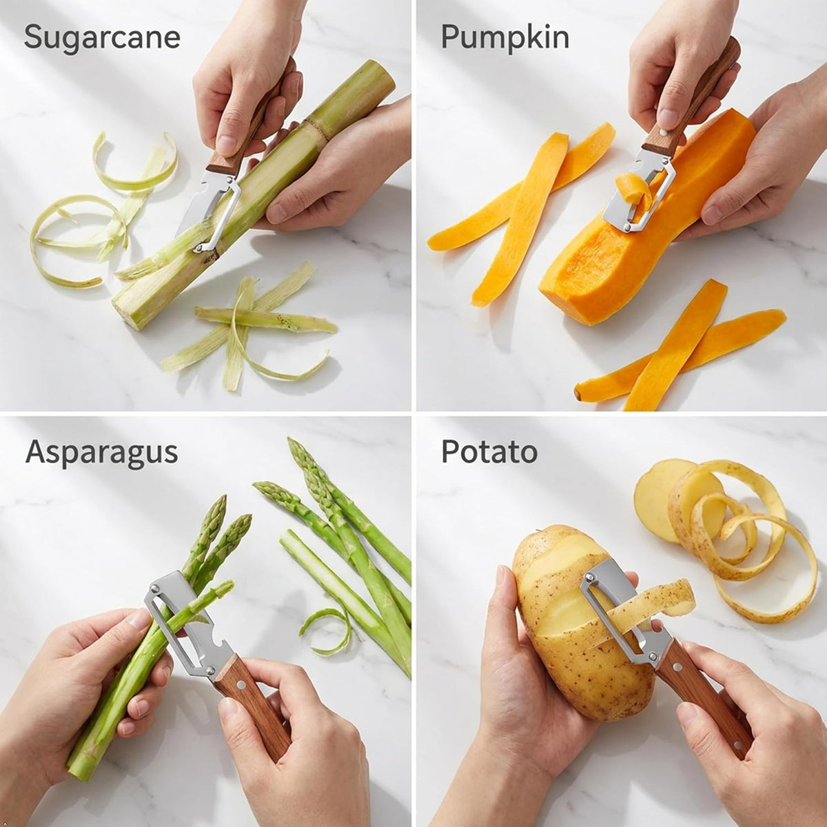 Potato Peelers for Kitchen, 2 Pcs, Just Like Mom's old steel Peeler
