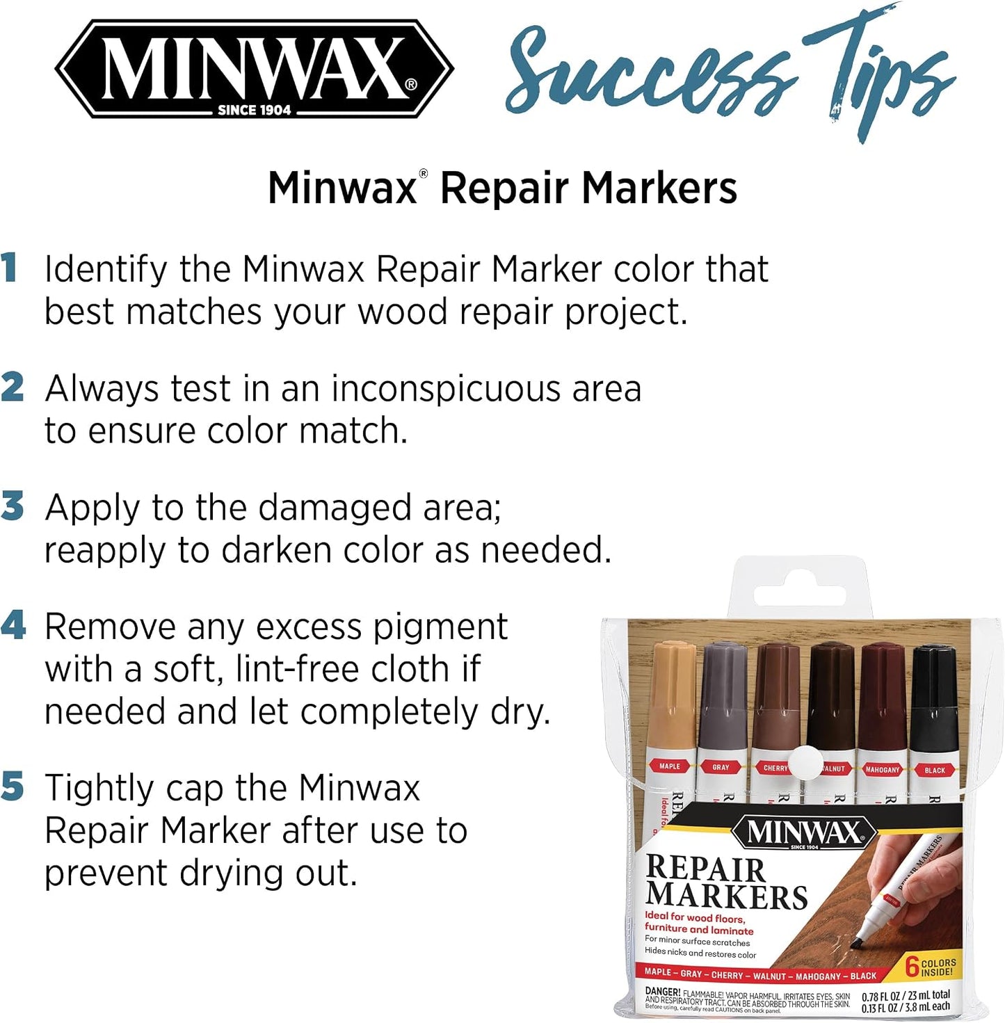 Minwax Repair Markers