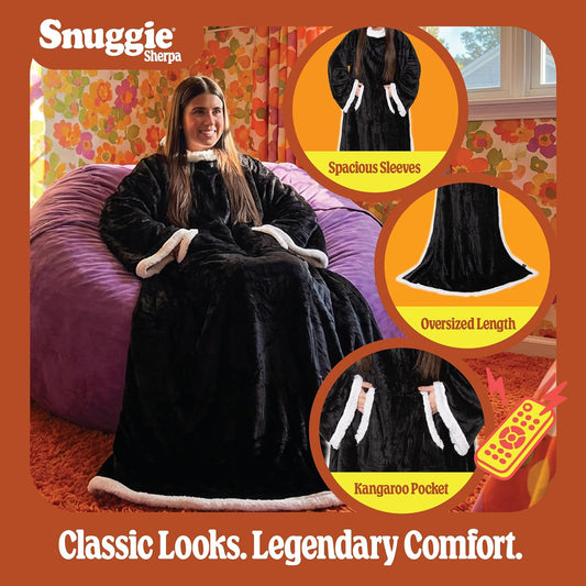 Snuggie The Original Wearable Blanket With Sleeves & Pockets | Cozy Oversized Throw for Adult Men & Women | One Size, 71x54