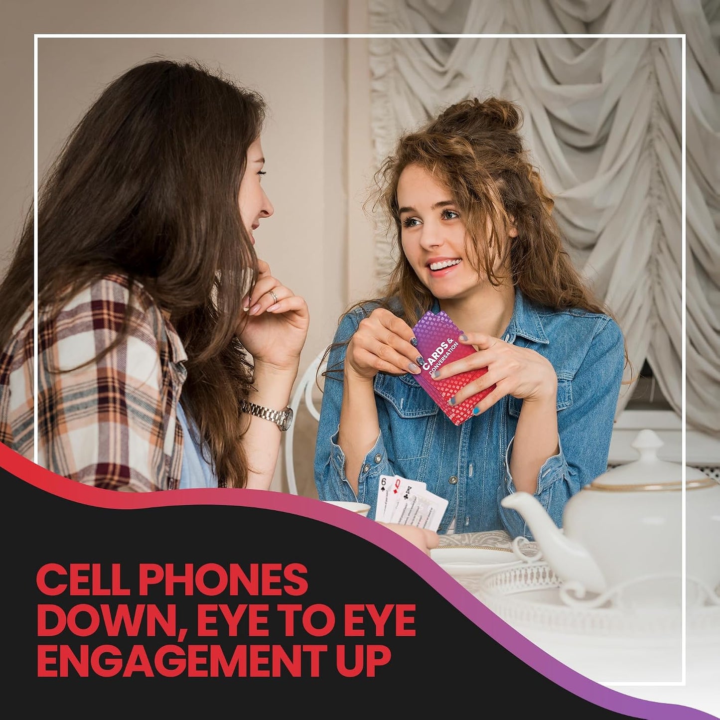 Cards & Conversation 250 Conversation Starters, Spark Real Conversations | Features 5 Topics Per Card to Find the Perfect Questions You Never Thought to Ask Families, Friends, Adults, and Coworkers